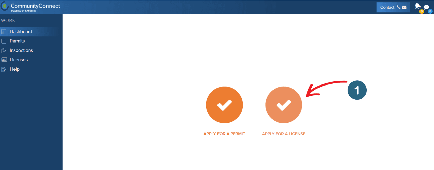 Apply for License in Community Core